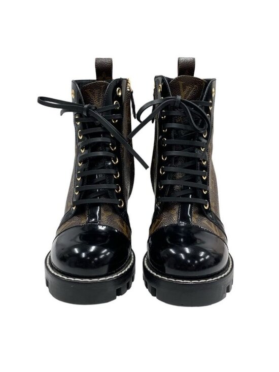 Star Trail Ankle Boot - Women - Shoes | LOUIS VUITTON ® Louis Vuitton Star Trail Line Monogram Boots Short Shoes Leather Brown